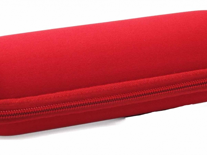 Estuche Cremallera Rojo